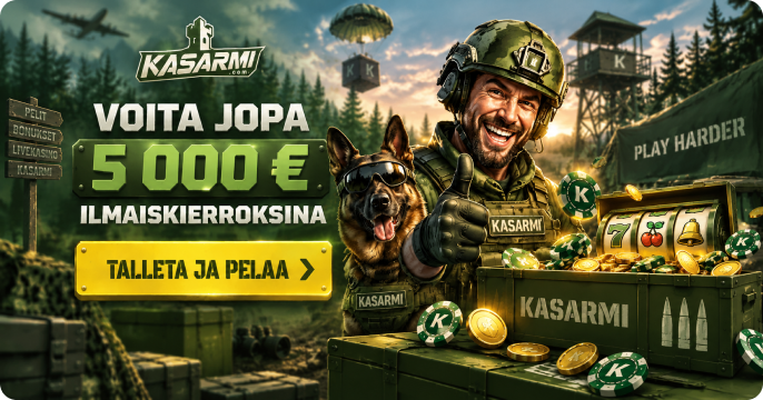 Kasarmi casino banner